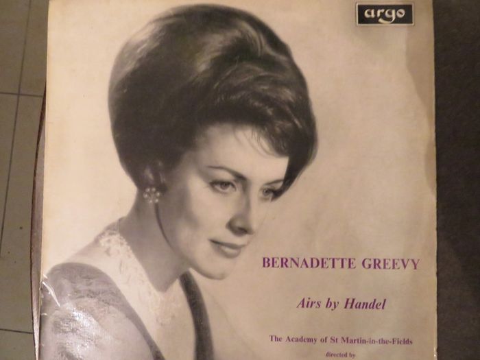 LP  bernadette Greevy .....   Airs by Handel