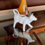 Whiteware Cow Milk Jug or Cream Pourer Newbridge Silverware Image 5