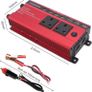 NEW SALE | 1500W Power Inverter 12V to 240V AC Car Converter with 3.1A 4 USB 2 AC Sockets Dual Car Adapter With 2 LED Display Image 2