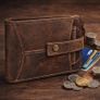 Genuine Leather Wallet Luxury Handmade RFID Secure Wallet Image 6