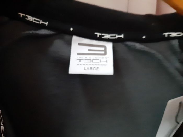 New dark grey hoodie tag attached
