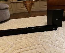 Sharp soundbar and subwoofer
