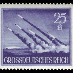 1944 WW2 German stamp (unfranked)