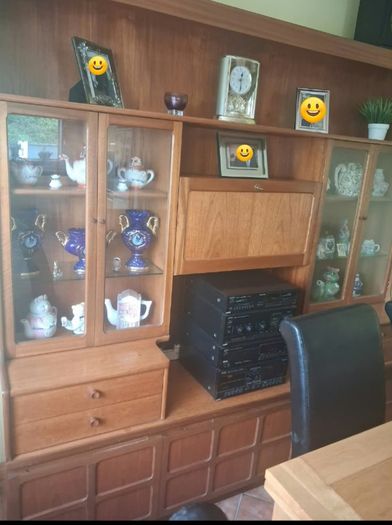 Vintage Nathan Teak Wall Unit / Mid-Century Sideboard (Excellent Condition)