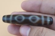 Vintage Himalayan Tibetan 4 Eyes Agate Dzi Bead Amulet