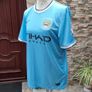 2013 2014 Man City Home Shirt A Negredo No9 Size Medium Image 2