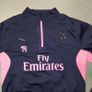 Arsenal (M) Player Issue Sweatshirt Jumper Pullover Half Zip Puma Football Soccer London England Pierre-Emerick Aubameyang Gabon Medium Image 2
