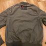 Old surplus khaki green bomber jacket Image 5