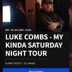 Luke Combs tickets