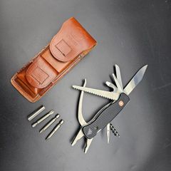 Vintage Long time Discontinued Wenger Swiss Grip Large Swiss Army Knife Multi Pliers Multi Tool Extremely Rare