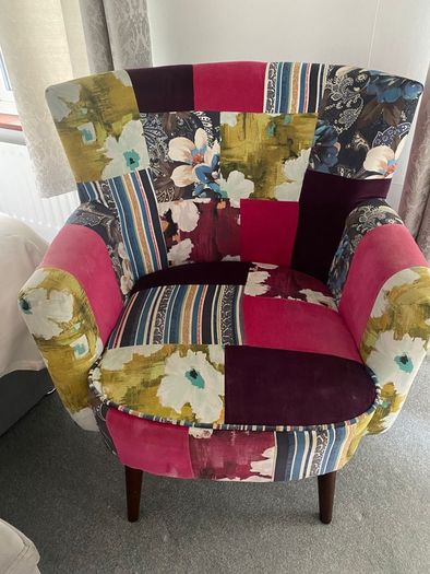 Signature patchwork armchair Price Drop