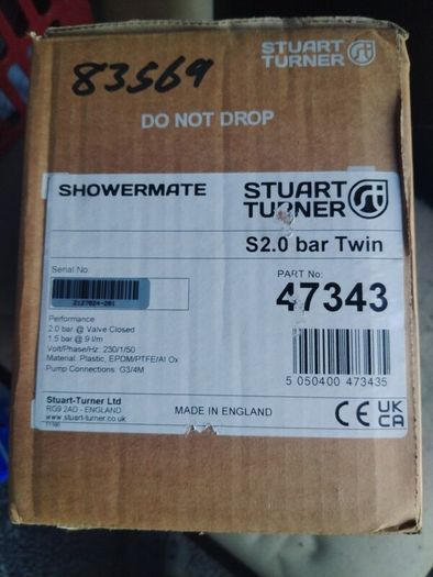 Stuart Turner Showermate 2.0bar Pump