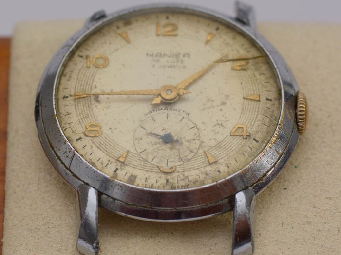 Vintage Gents Manier De Luxe 7 Jewels Watch