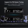 Bluetooth 5.0 Car Stereo Handsfree Calling, Stereo & Clock, 4X60W FM Radio USB/AUX in/MP3/WMA/WAV/SD MP3 Player, Wireless Remote Control Image 2