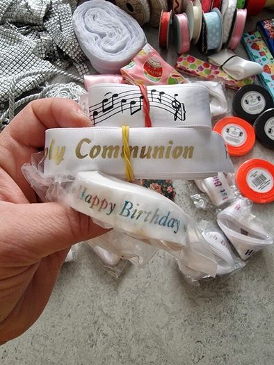Box of ribbons