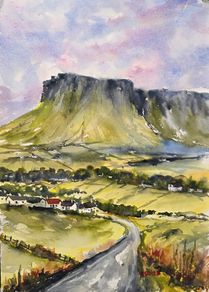 Ben bulben watercolour