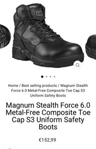 Magnum Safety Boots Size UK10
