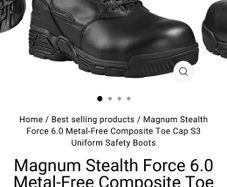 Magnum Safety Boots Size UK10
