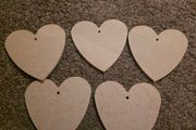 wooden hearts