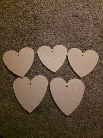 wooden hearts