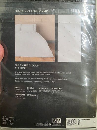 new single white grey duvet cover