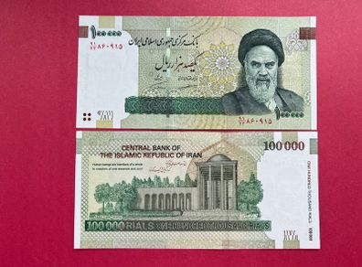 Iran  100,000. Rials  2018  Pick 151d  ( Uncirculated )