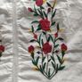 FF Tesco White Embroidered Floral Cotton Cami Top Peplum Hem Image 5
