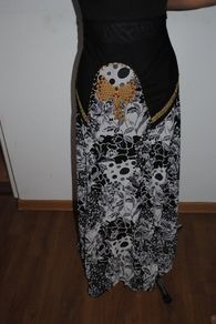 Brand new Gypsy style maxi embroidered skirt Jindi Fashion size UK12 EU40 Postage included