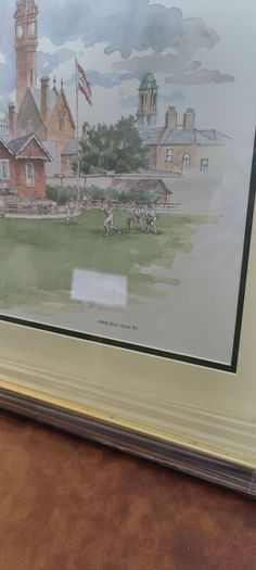 Kieran Doyle OBrien artwork of Leinster Cricket Club
