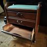 Antique Edwardian mahogany piano stool Image 3
