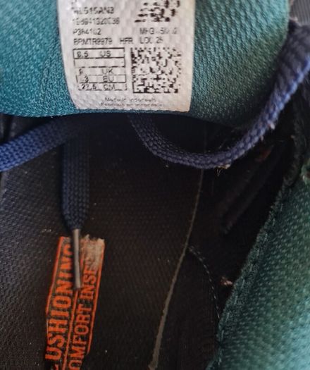 new balance 515 blue suade Size 9 eu 43 in good condition