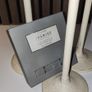 Cream coloured Metal / Glass floral candle stick holders x 3 Image 7