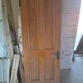 Pair of Solid Oak Four Panel Internal Doors 198 x 76 cm Image 2