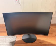 Samsung Lc24t550fduxen Full Hd 24" Curved Led Monitor - Grey