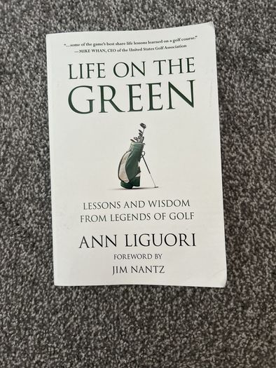 Golf wisdom book Life on the green
