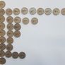 39 x Irish Sixpence Coins - "6d Reul" Image 4