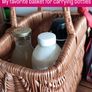 Wicker Dutch bag, medium size wicker basket, gift for her Image 7