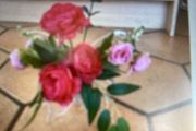 A Butterfly Vase with Flowers. (New)
