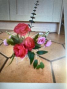 A Butterfly Vase with Flowers. (New)
