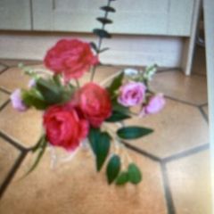 A Butterfly Vase with Flowers. (New)