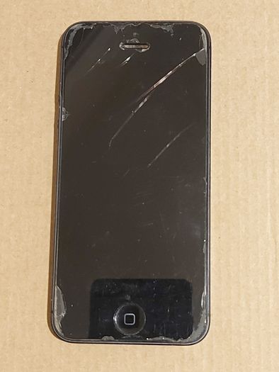 Apple Iphone 5, 16 GB, Black-Grey Back, working fine, reasonable cosmetic condition for its age