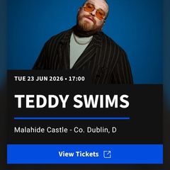 Ticket x3 Teddy Swims