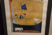 Annora Spence "Boat on a Yellow Sea" Frame