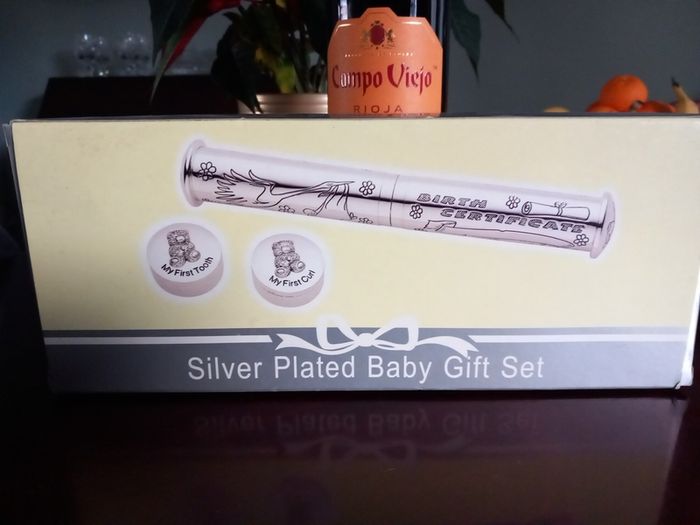 Silver Plated Baby Gift Set