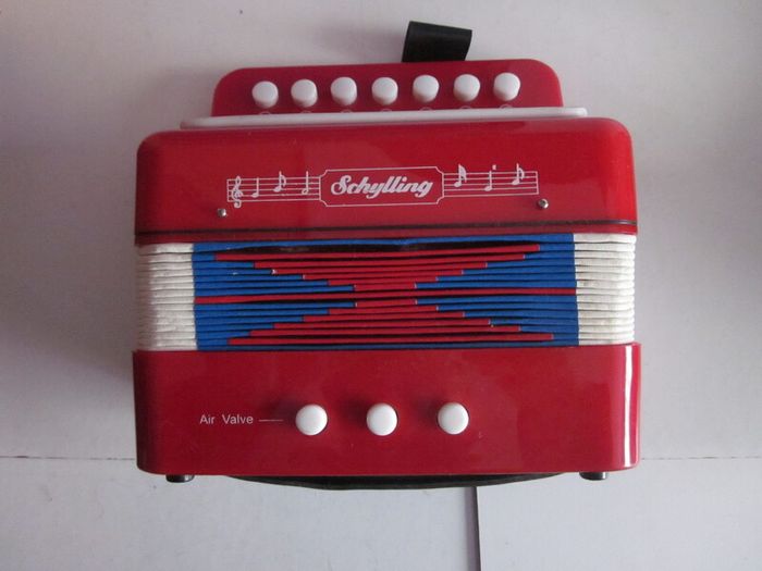 Schylling Kids Toy Accordion Music Instrument