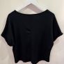BIG DART Boho Style Black Top Size 8! Image 4