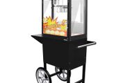 Professional Popcorn Machine with Trolley  Black  5 kg/h