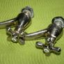 Vintage Brass Bath Taps Image 4