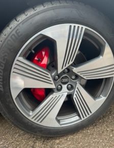 Audi E-tron Suv 21" S Line Diamond Cut Alloy Wheels Forged 4ke601025f Genuine X4