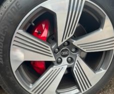 Audi E-tron Suv 21" S Line Diamond Cut Alloy Wheels Forged 4ke601025f Genuine X4